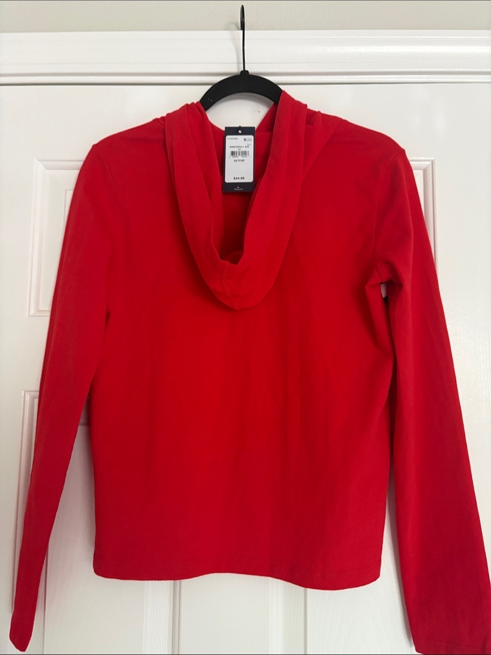 NWT Tommy Hilfiger Vibrant Red Pullover Hoodie with Tag - Picture 4 of 4